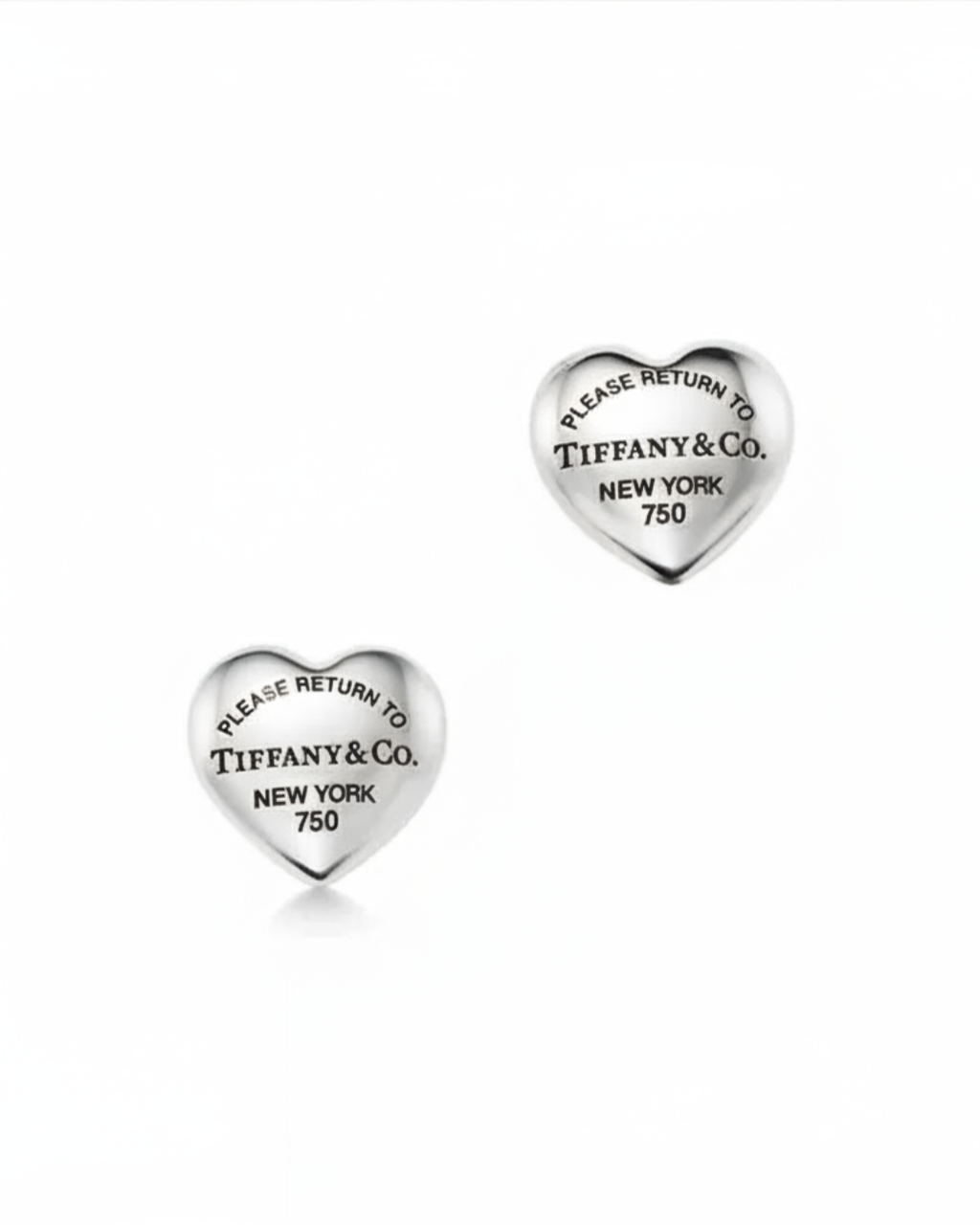 Aretes Tiffany & Co. Full Heart en Plata Fina | Second Hand