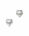 Aretes Tiffany & Co. Full Heart en Plata Fina | Second Hand